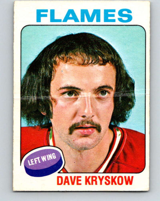 1975-76 O-Pee-Chee #158 Dave Kryskow  Atlanta Flames  V5870