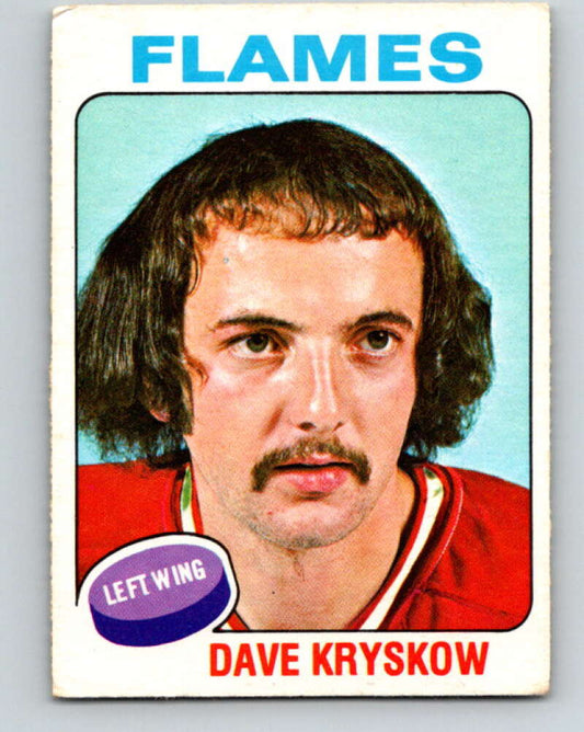 1975-76 O-Pee-Chee #158 Dave Kryskow  Atlanta Flames  V5872