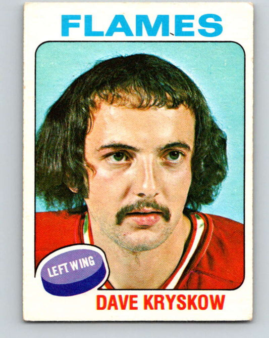 1975-76 O-Pee-Chee #158 Dave Kryskow  Atlanta Flames  V5873