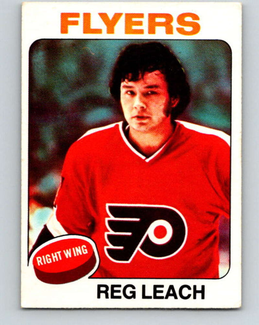 1975-76 O-Pee-Chee #166 Reggie Leach  Philadelphia Flyers  V5908