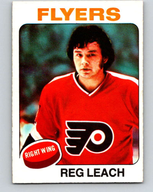 1975-76 O-Pee-Chee #166 Reggie Leach  Philadelphia Flyers  V5909