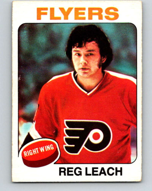 1975-76 O-Pee-Chee #166 Reggie Leach  Philadelphia Flyers  V5910