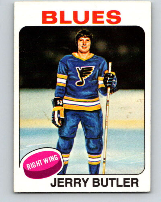 1975-76 O-Pee-Chee #167 Jerry Butler  St. Louis Blues  V5912