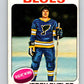 1975-76 O-Pee-Chee #167 Jerry Butler  St. Louis Blues  V5913
