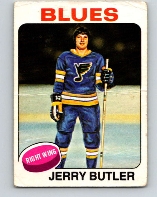 1975-76 O-Pee-Chee #167 Jerry Butler  St. Louis Blues  V5914