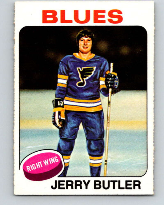 1975-76 O-Pee-Chee #167 Jerry Butler  St. Louis Blues  V5915