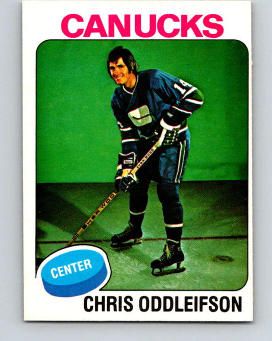 1975-76 O-Pee-Chee #169 Chris Oddleifson  Vancouver Canucks  V5919