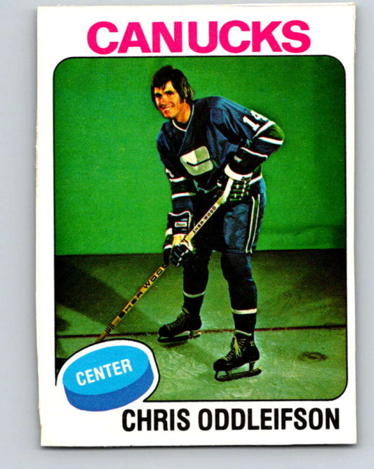1975-76 O-Pee-Chee #169 Chris Oddleifson  Vancouver Canucks  V5920