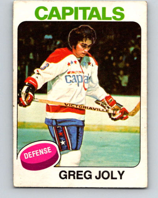 1975-76 O-Pee-Chee #170 Greg Joly  Washington Capitals  V5927