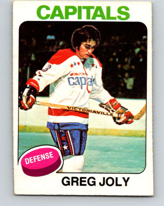 1975-76 O-Pee-Chee #170 Greg Joly  Washington Capitals  V5929