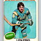 1975-76 O-Pee-Chee #174 Len Frig  California Golden Seals  V5943