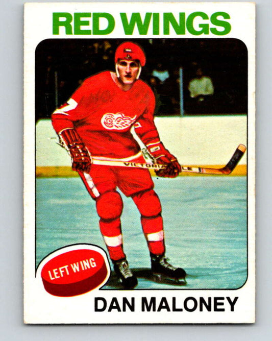 1975-76 O-Pee-Chee #177 Dan Maloney  Detroit Red Wings  V5954