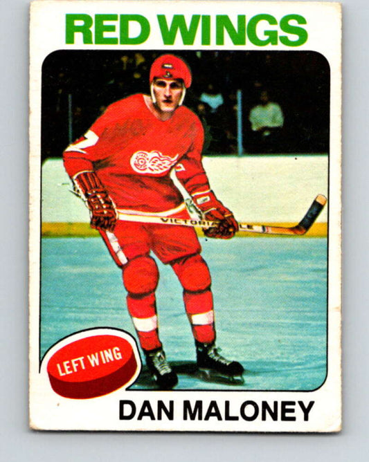 1975-76 O-Pee-Chee #177 Dan Maloney  Detroit Red Wings  V5956
