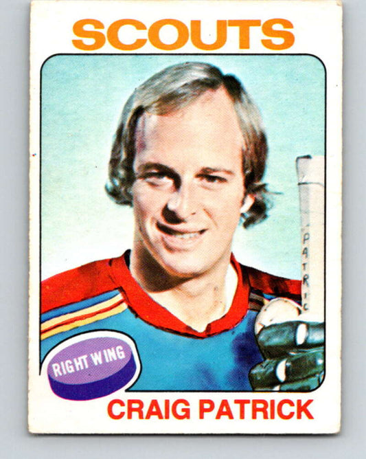 1975-76 O-Pee-Chee #178 Craig Patrick  Kansas City Scouts  V5960