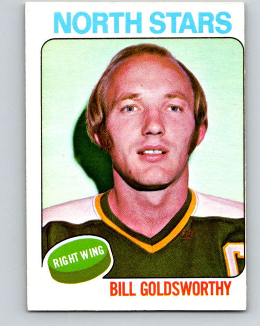 1975-76 O-Pee-Chee #180 Bill Goldsworthy  Minnesota North Stars  V5969