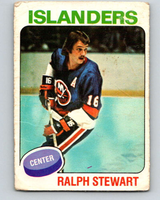 1975-76 O-Pee-Chee #182 Ralph Stewart  New York Islanders  V5977