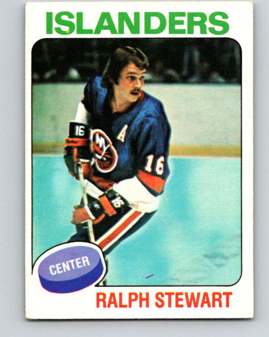 1975-76 O-Pee-Chee #182 Ralph Stewart  New York Islanders  V5979