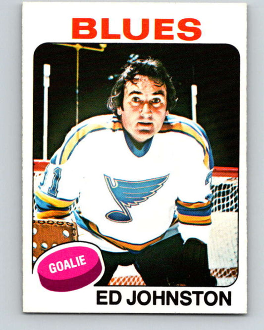 1975-76 O-Pee-Chee #185 Ed Johnston  St. Louis Blues  V5986