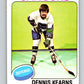 1975-76 O-Pee-Chee #188 Dennis Kearns  Vancouver Canucks  V5998