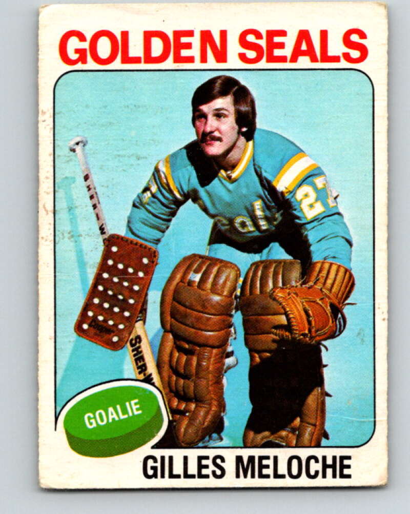 1975-76 O-Pee-Chee #190 Gilles Meloche  California Golden Seals  V6005