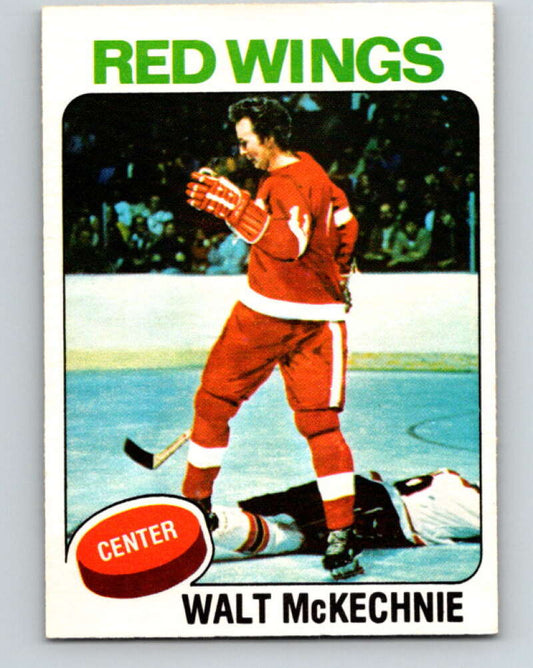 1975-76 O-Pee-Chee #194 Walt McKechnie  Detroit Red Wings  V6016