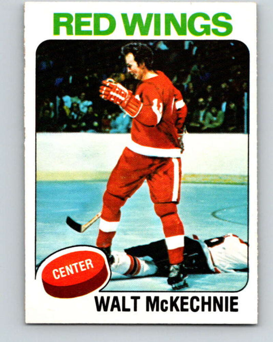 1975-76 O-Pee-Chee #194 Walt McKechnie  Detroit Red Wings  V6017