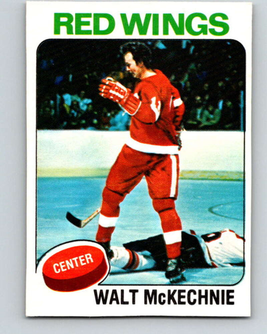 1975-76 O-Pee-Chee #194 Walt McKechnie  Detroit Red Wings  V6018