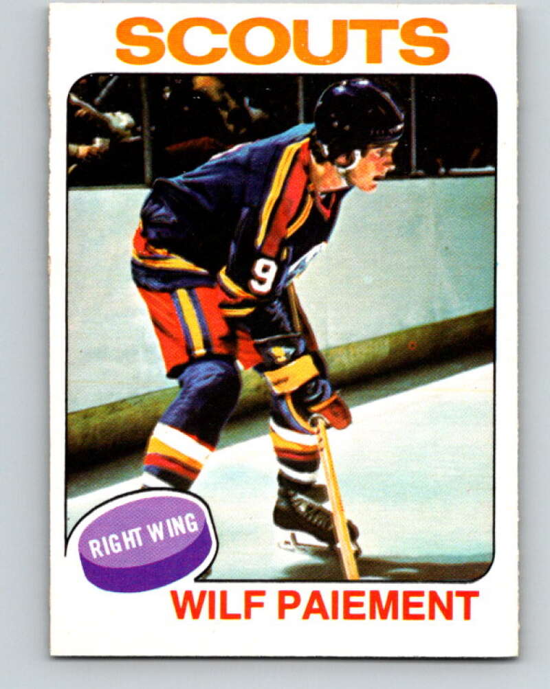 1975-76 O-Pee-Chee #195 Wilf Paiement  Kansas City Scouts  V6020