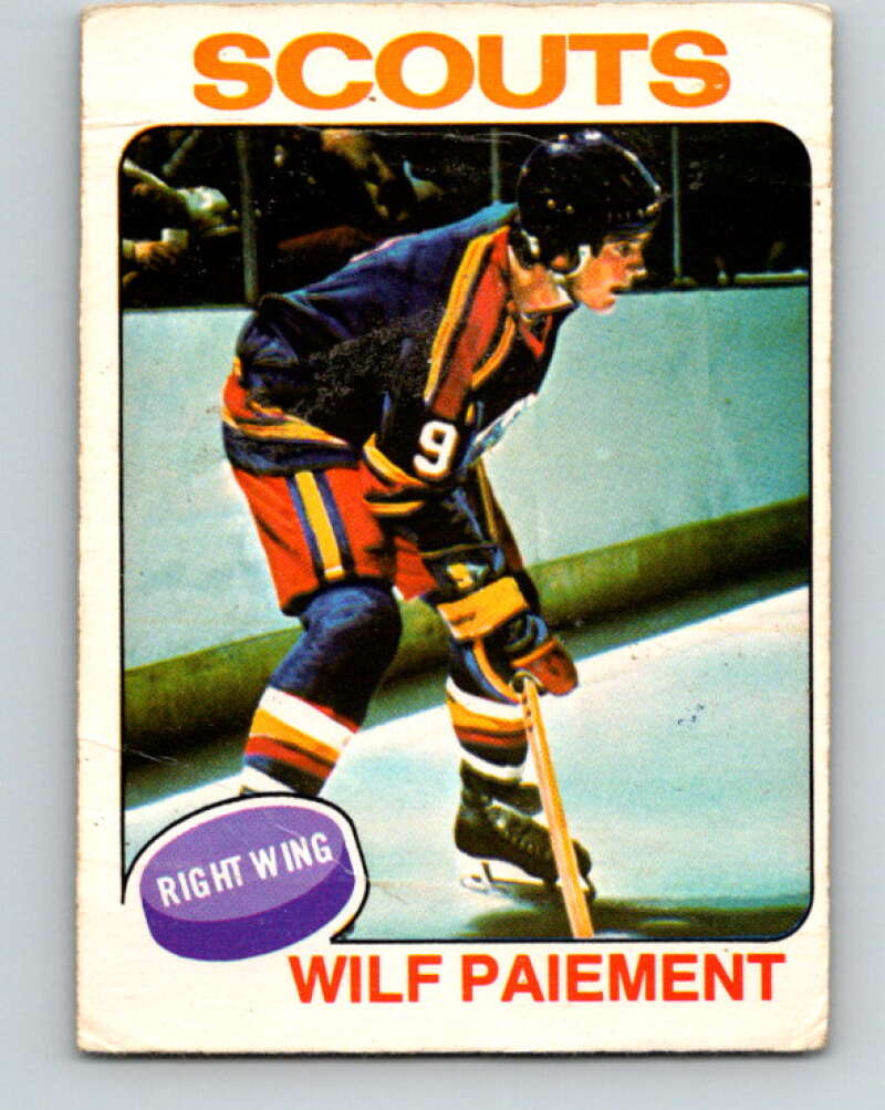 1975-76 O-Pee-Chee #195 Wilf Paiement  Kansas City Scouts  V6024