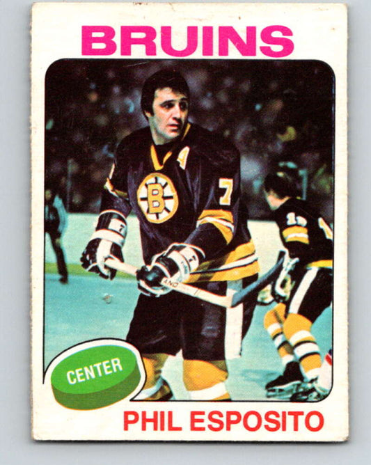 1975-76 O-Pee-Chee #200 Phil Esposito  Boston Bruins  V6038