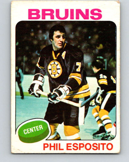 1975-76 O-Pee-Chee #200 Phil Esposito  Boston Bruins  V6041
