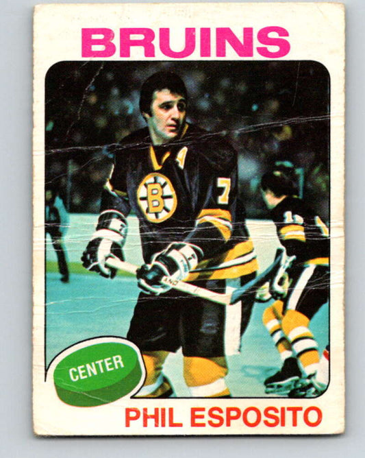 1975-76 O-Pee-Chee #200 Phil Esposito  Boston Bruins  V6042