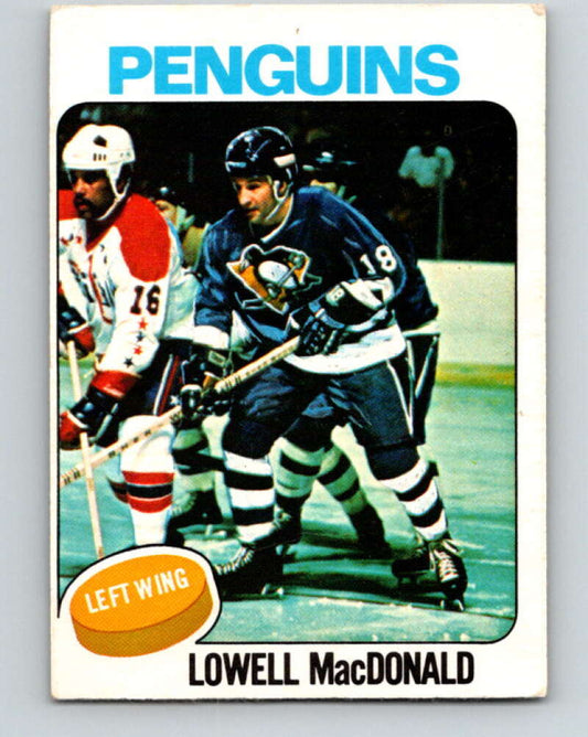 1975-76 O-Pee-Chee #204 Lowell MacDonald  Pittsburgh Penguins  V6056