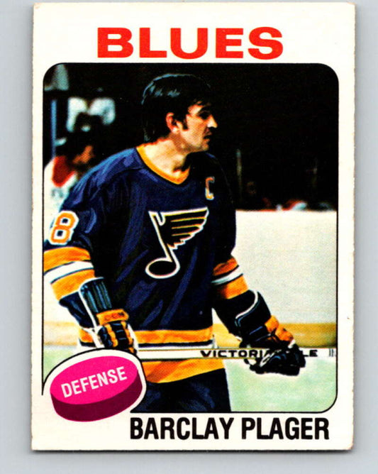 1975-76 O-Pee-Chee #205 Barclay Plager  St. Louis Blues  V6061