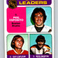 1975-76 O-Pee-Chee #208 Phil Esposito LL  Boston Bruins  V6075