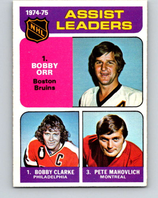 1975-76 O-Pee-Chee #208 Phil Esposito LL  Boston Bruins  V6081