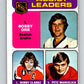 1975-76 O-Pee-Chee #209  Orr/Clarke LL   Bruins/ Flyers  V6084