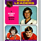 1975-76 O-Pee-Chee #209  Orr/Clarke LL   Bruins/ Flyers  V6085