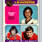 1975-76 O-Pee-Chee #209  Orr/Clarke LL   Bruins/ Flyers  V6087