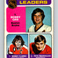 1975-76 O-Pee-Chee #209  Orr/Clarke LL   Bruins/ Flyers  V6088