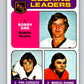 1975-76 O-Pee-Chee #209  Orr/Clarke LL   Bruins/ Flyers  V6089