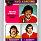 1975-76 O-Pee-Chee #212 Phil Esposito LL  Boston Bruins  V6100