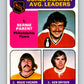 1975-76 O-Pee-Chee #213 Bernie Parent LL  Philadelphia Flyers  V6101