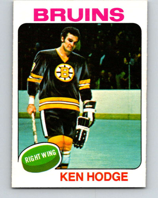 1975-76 O-Pee-Chee #215 Ken Hodge  Boston Bruins  V6111