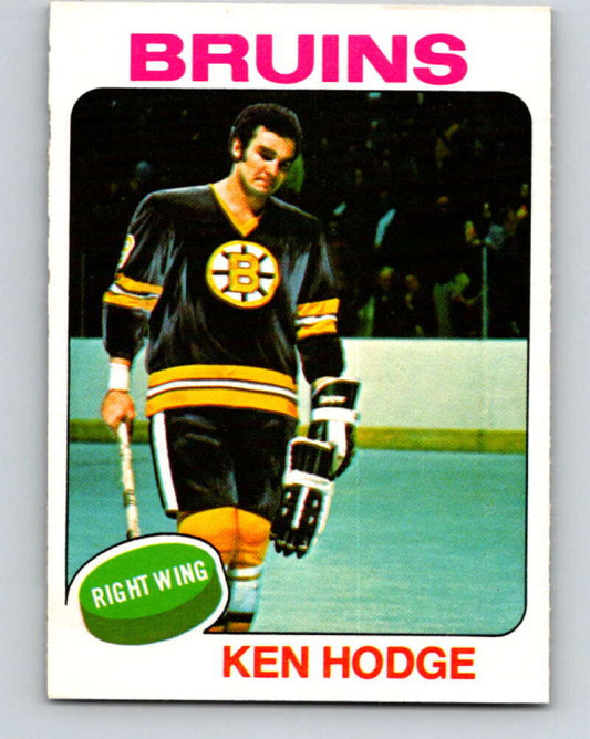 1975-76 O-Pee-Chee #215 Ken Hodge  Boston Bruins  V6112