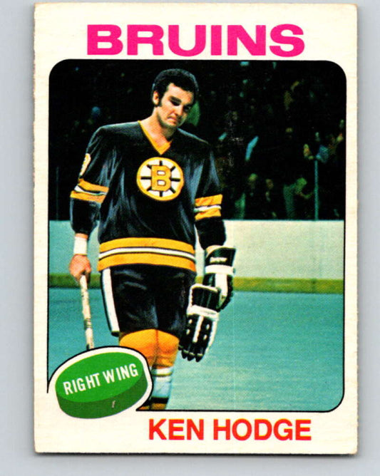 1975-76 O-Pee-Chee #215 Ken Hodge  Boston Bruins  V6113