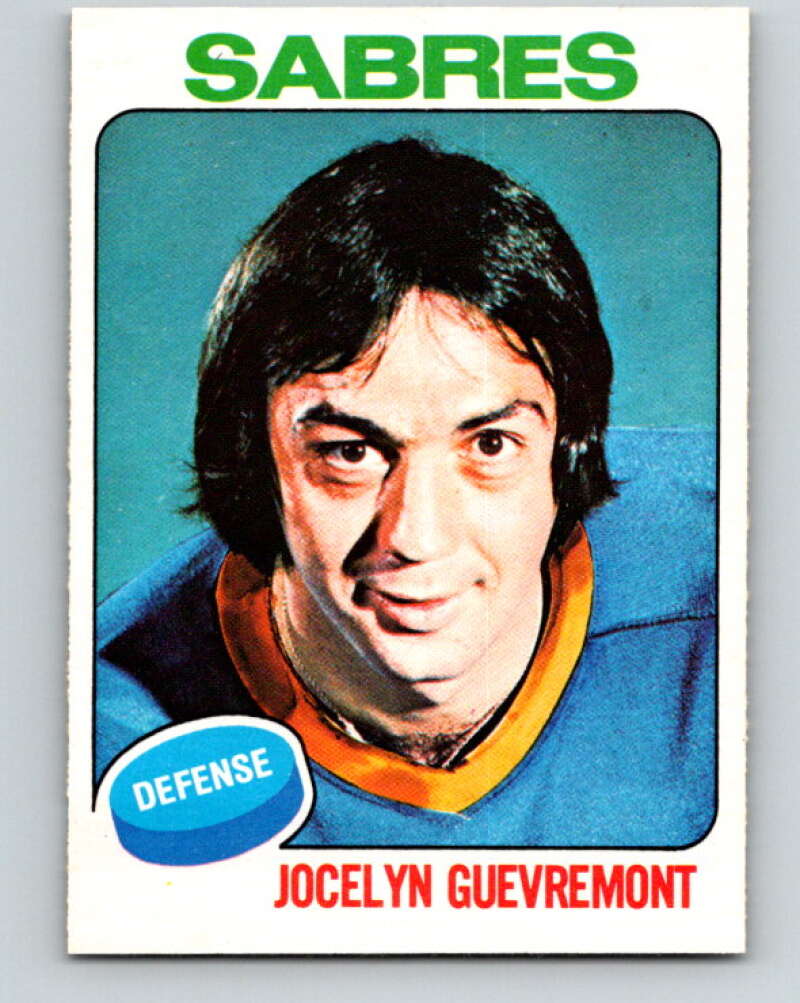 1975-76 O-Pee-Chee #216 Jocelyn Guevremont  Buffalo Sabres  V6116