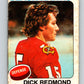 1975-76 O-Pee-Chee #218 Dick Redmond  Chicago Blackhawks  V6125