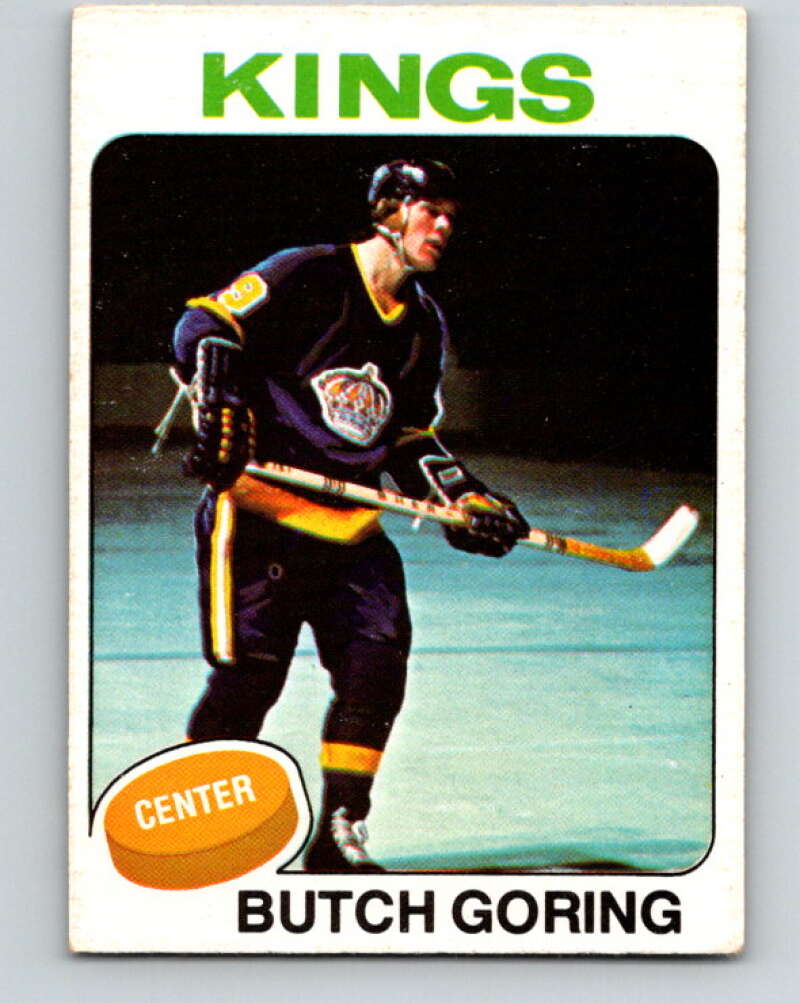1975-76 O-Pee-Chee #221 Butch Goring  Los Angeles Kings  V6141