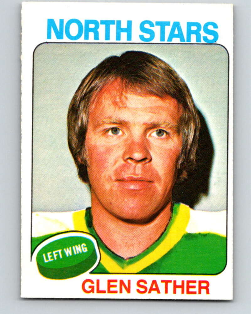 1975-76 O-Pee-Chee #222 Glen Sather  Minnesota North Stars  V6147